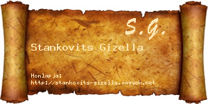 Stankovits Gizella névjegykártya